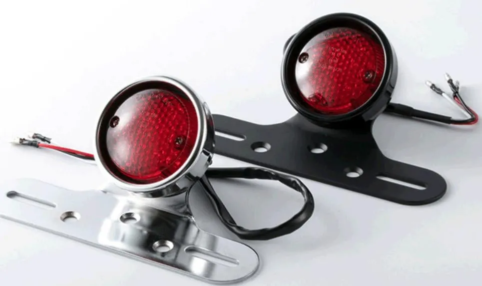 Lanterna traseira (tail light) linha Cruising Prince - preto/prata