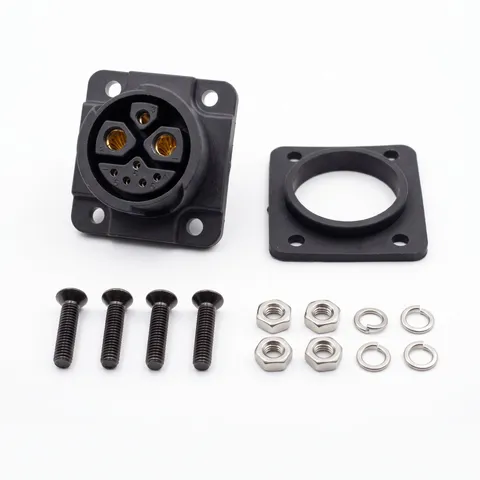 Conector fêmea de painel M23 2+1+5