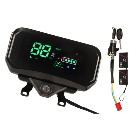 Painel/display NFC com fechadura, triciclo e scooter elétrico 48-72V