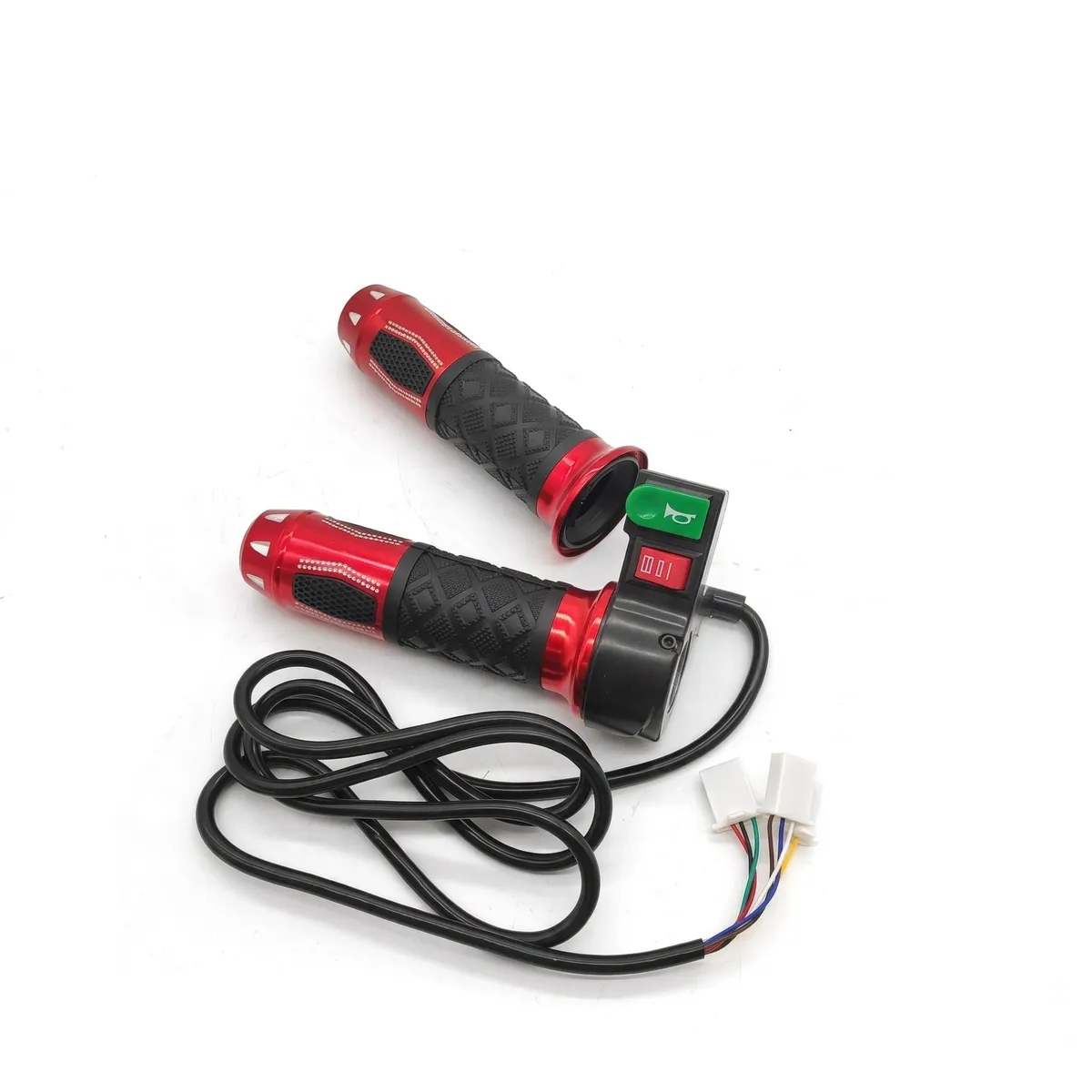 Acelerador de punho 3 velocidades (12–72 V), versão vermelha, citycoco