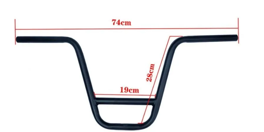 Guidão estilo "cabeça de dragão" (dragon head handlebar) citycoco - modelo 2