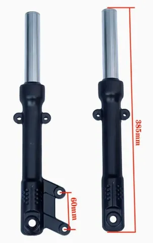 Kit redução frontal estilo Harley (385mm, furação 45mm) citycoco